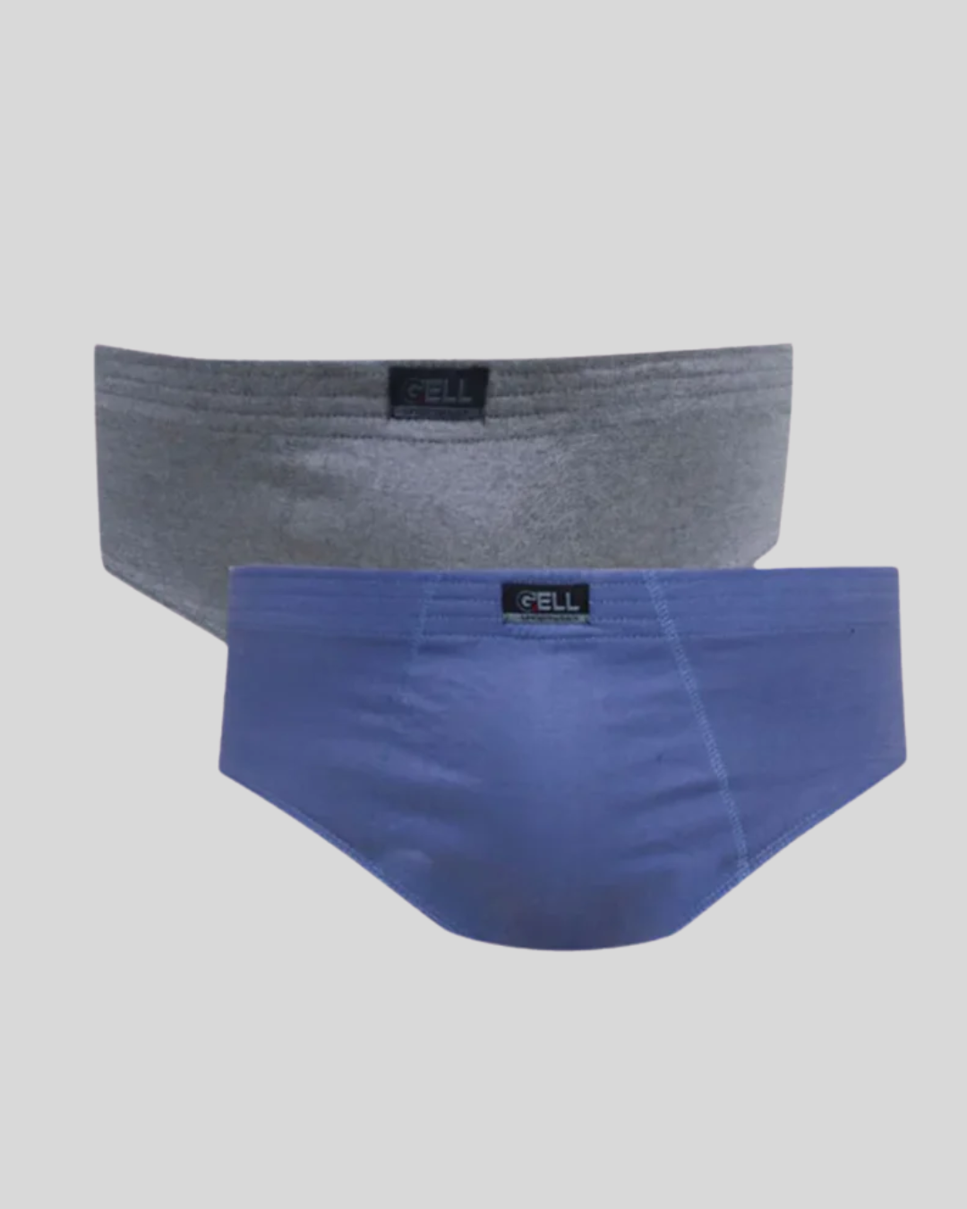 Kit 2 Cuecas Slip Plus Size Algodão Elástico Embutido