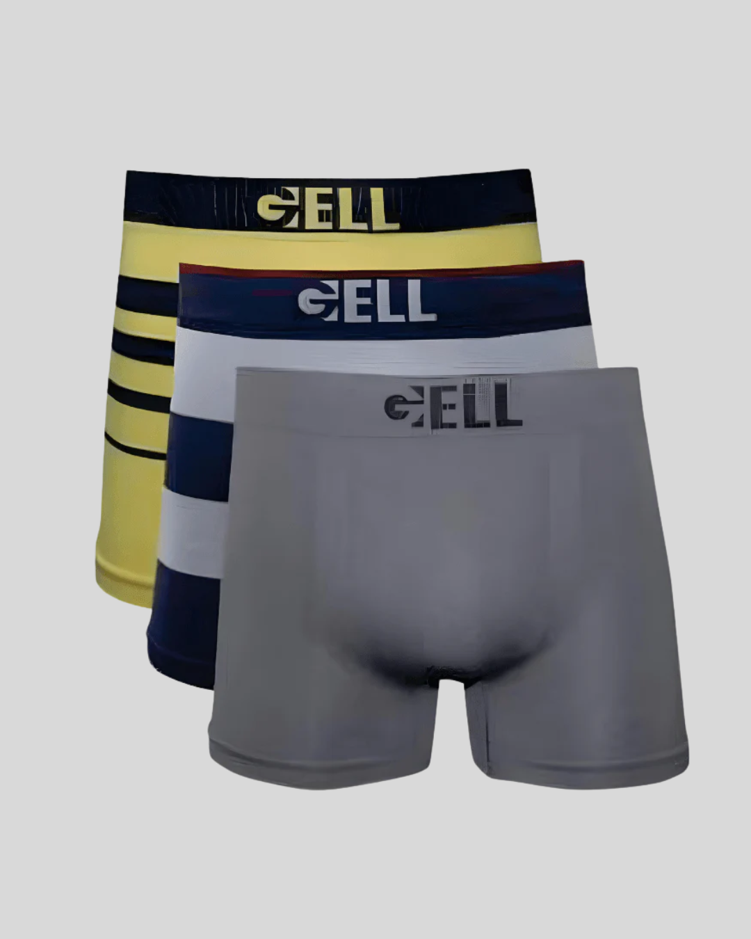 Kit 3 Cuecas Boxer Sem Costura