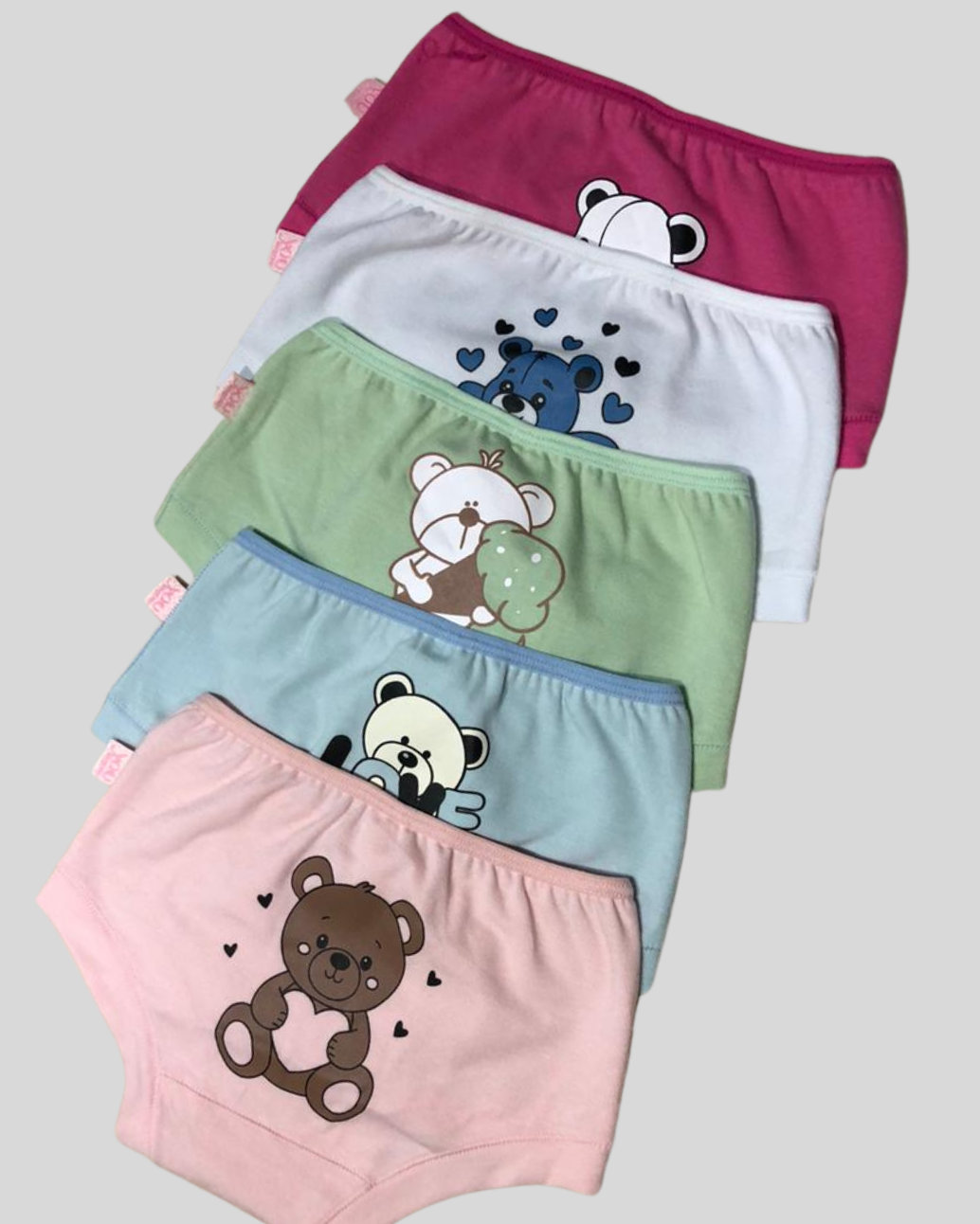 Kit 2 Calcinhas Baby Cotton Com Silk