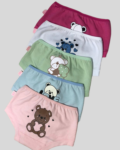 Kit 2 Calcinhas Baby Cotton Com Silk