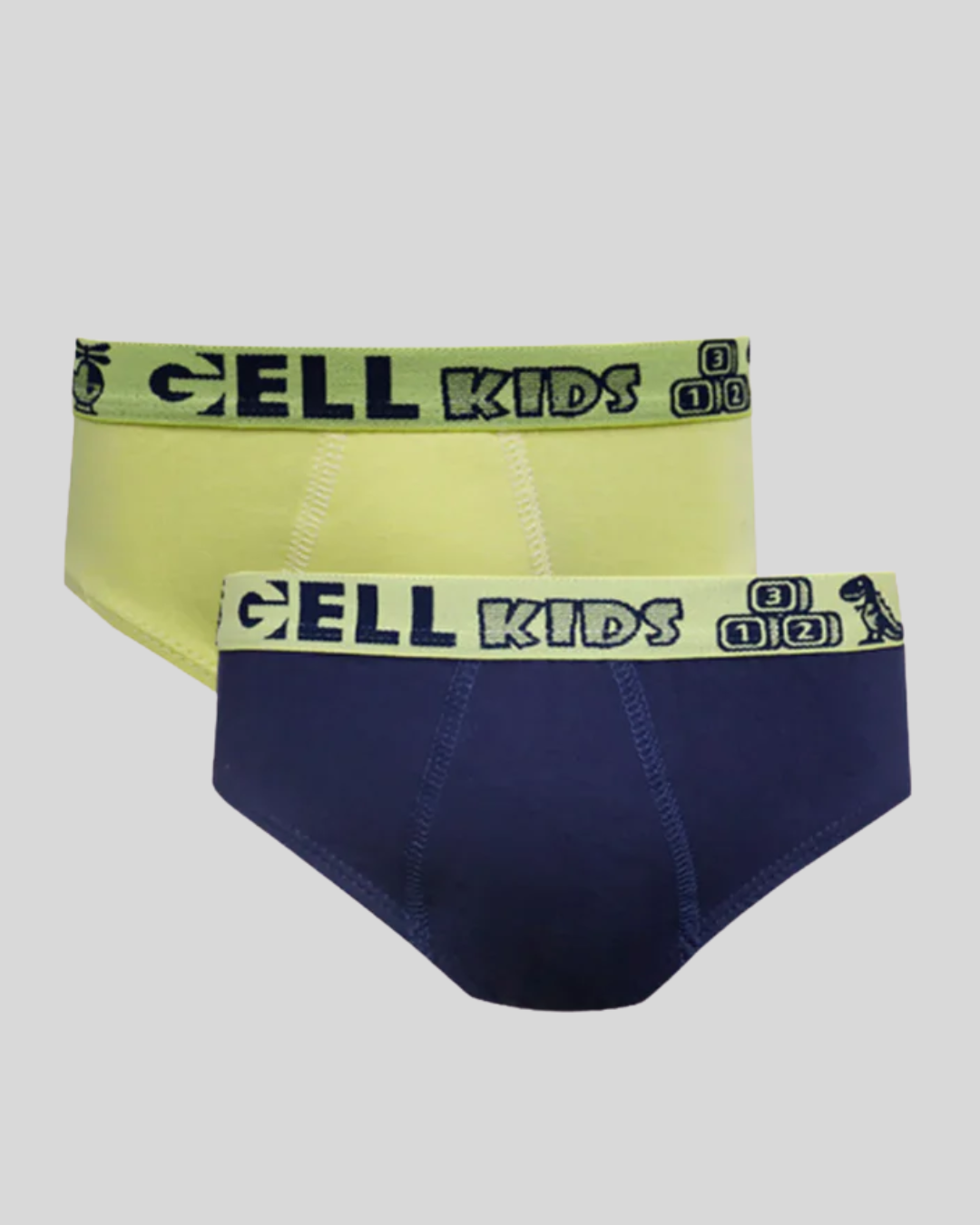 Kit 2 Cuecas Slip Kids Cotton
