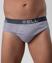 Kit 3 Cuecas Slip Algodão Com Elástico Personalizado Gell