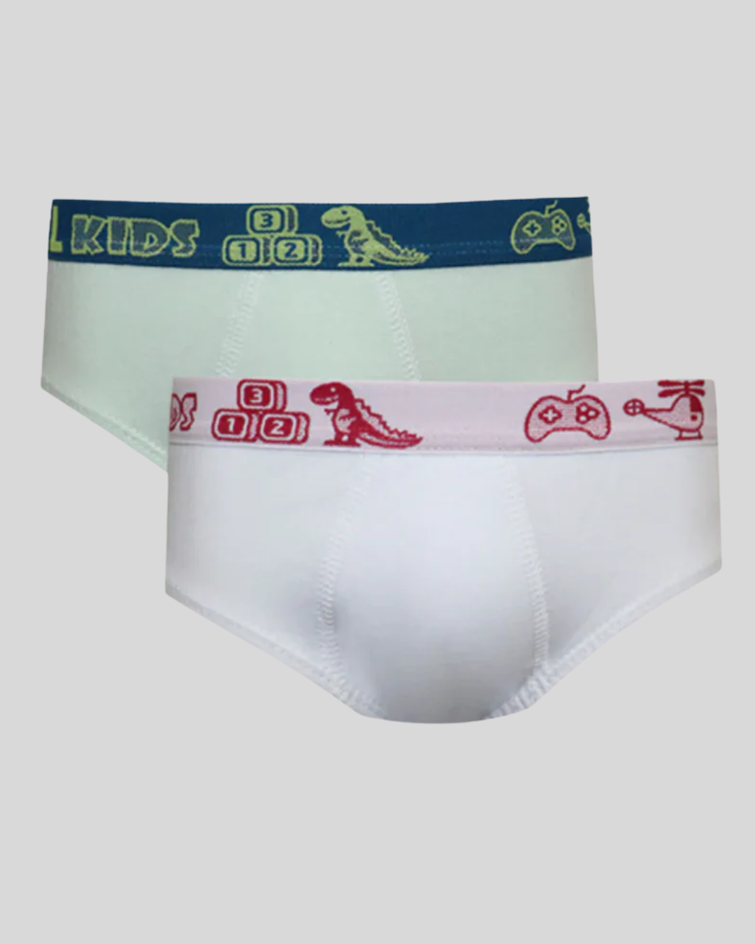 Kit 2 Cuecas Slip Kids Cotton