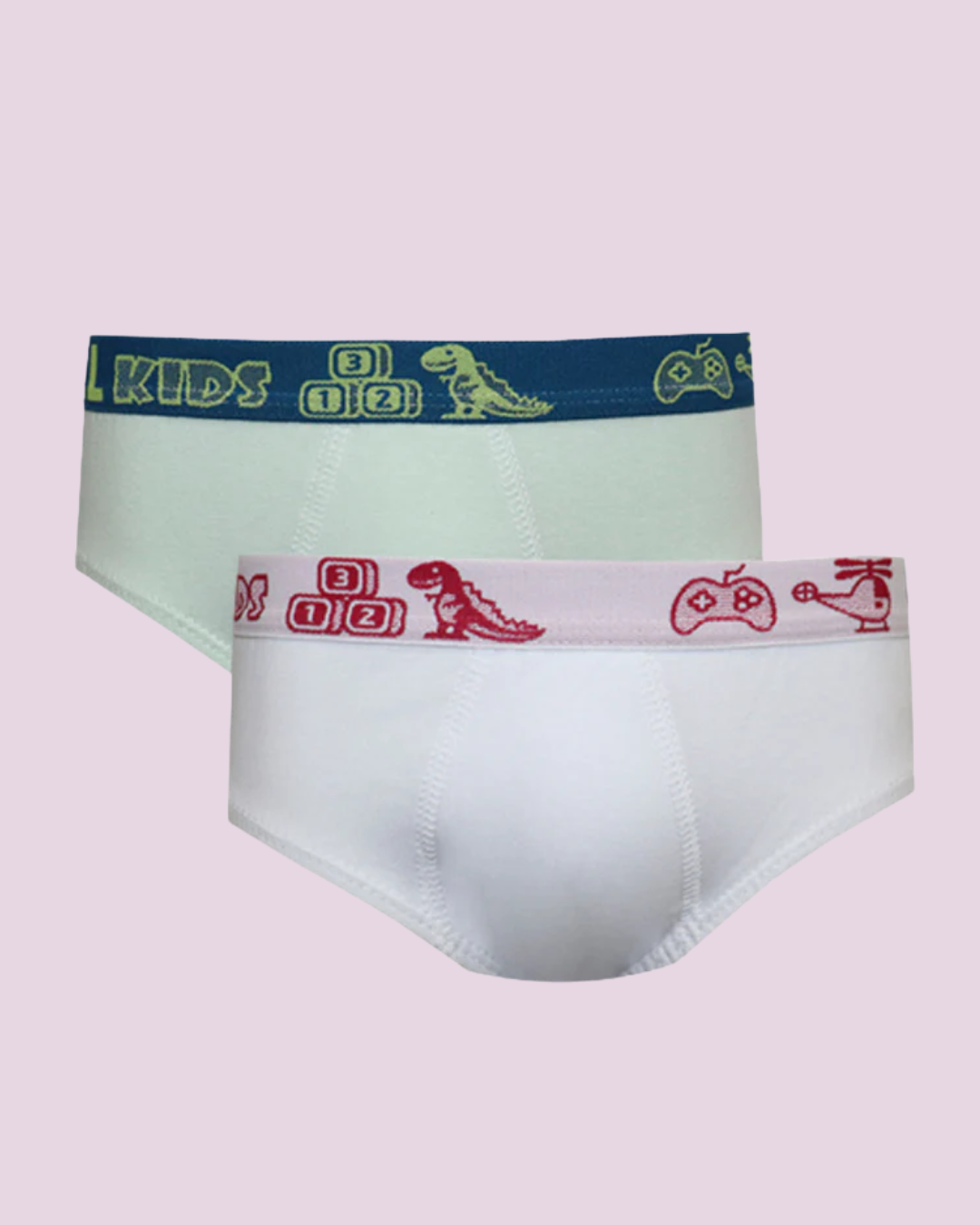 Kit 2 Cuecas Slip Kids Cotton