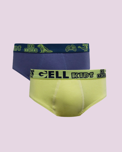 Kit 2 Cuecas Slip Kids Cotton