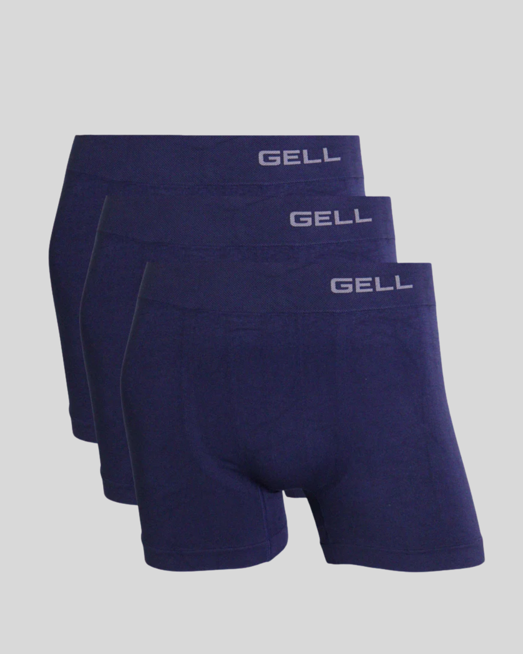 Kit 3 Cuecas Boxer Sem Costura