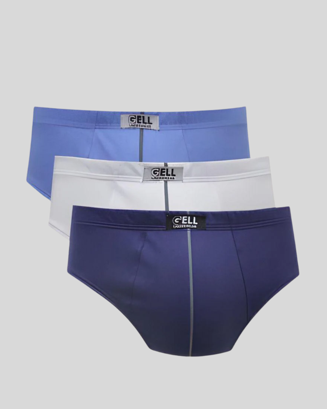 Kit 3 Cuecas Slip Algodão Com Viés Frontal