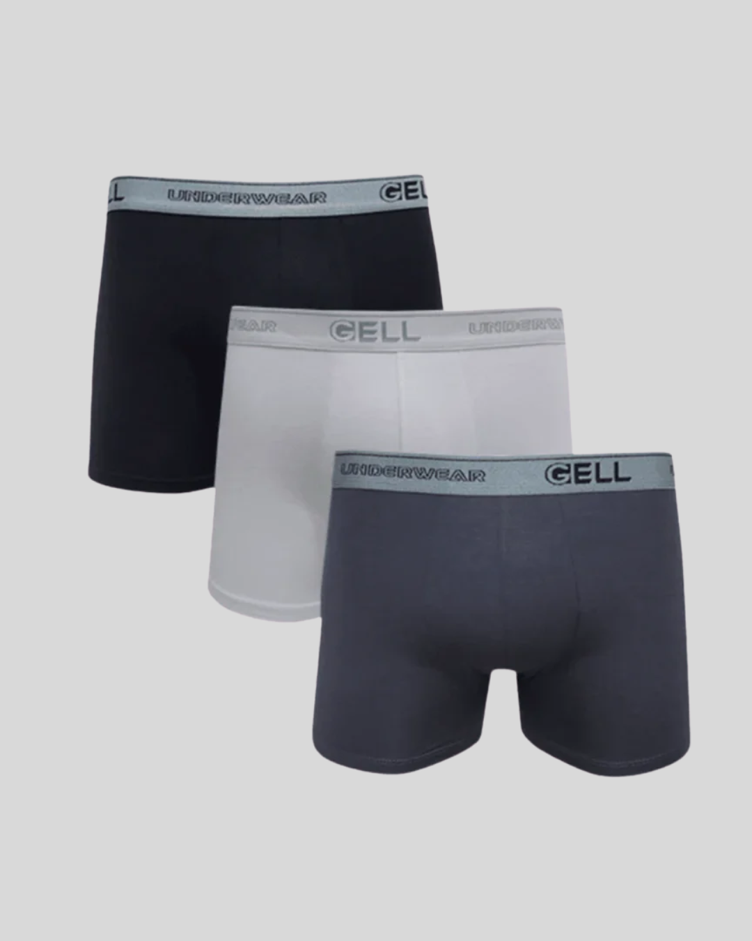 Kit 3 Cuecas Boxer Viscolycra Com Bojo